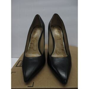 Used Sam Edelman Women's Danna Pump - Black Leather, Size 8.5 Medium US